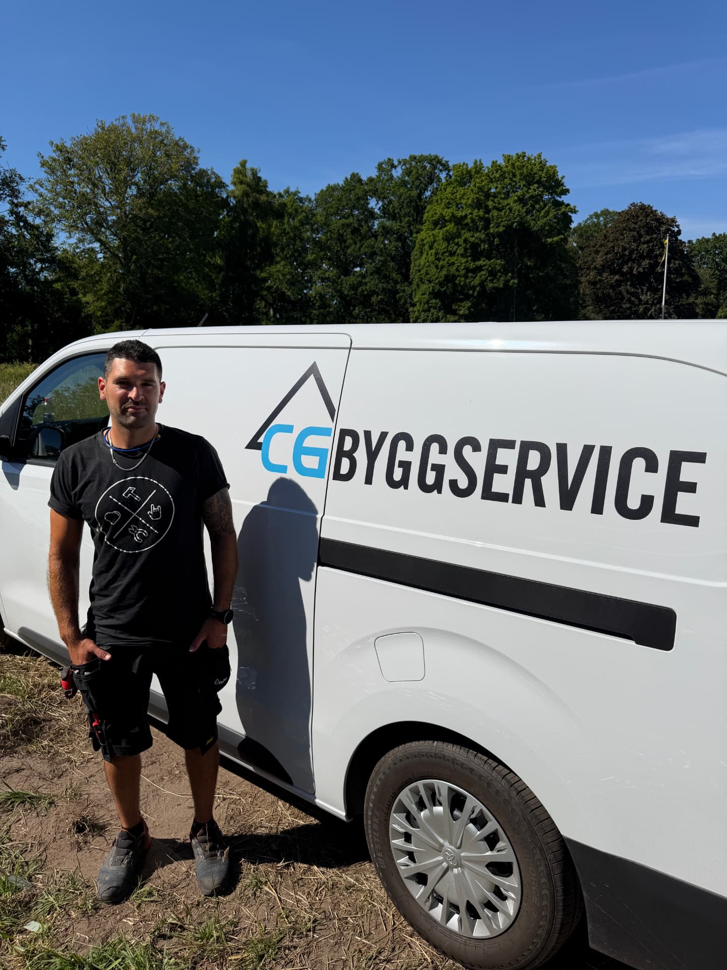 Daniel Johansson, snickare på CG Byggservice