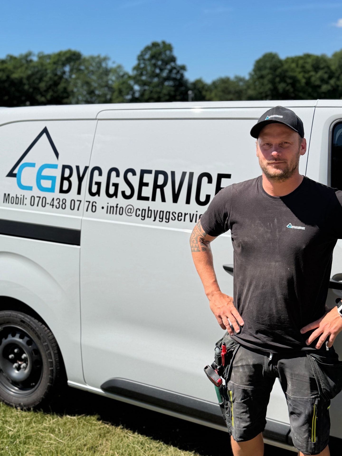 Johan Borgryd, snickare på CG Byggservice