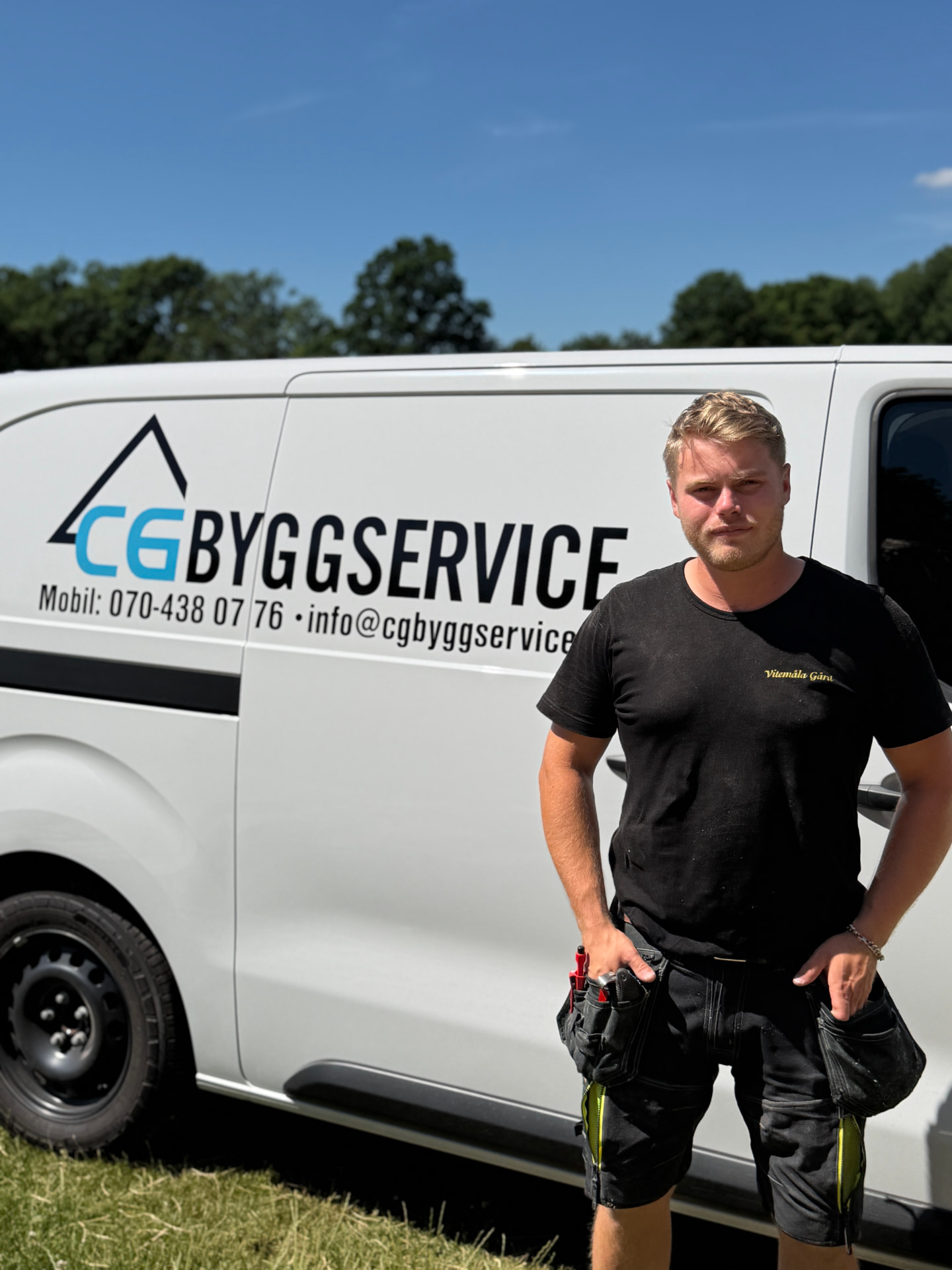 Nils Björnhäll, snickare på CG Byggservice